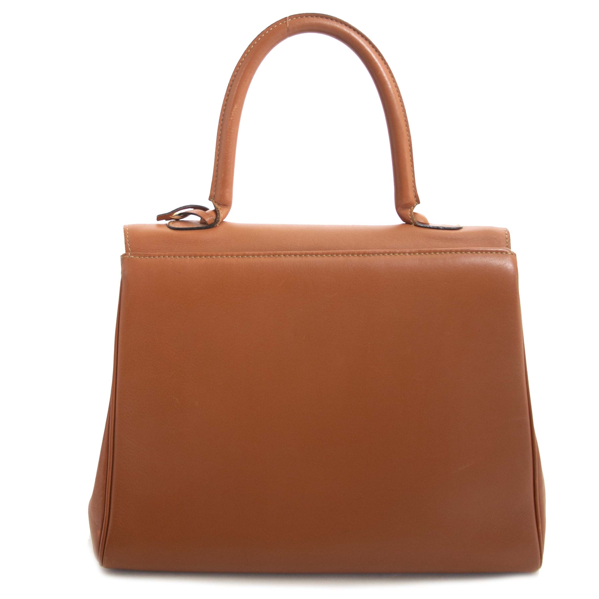 acheter en ligne Delvaux Cognac Brillant MM