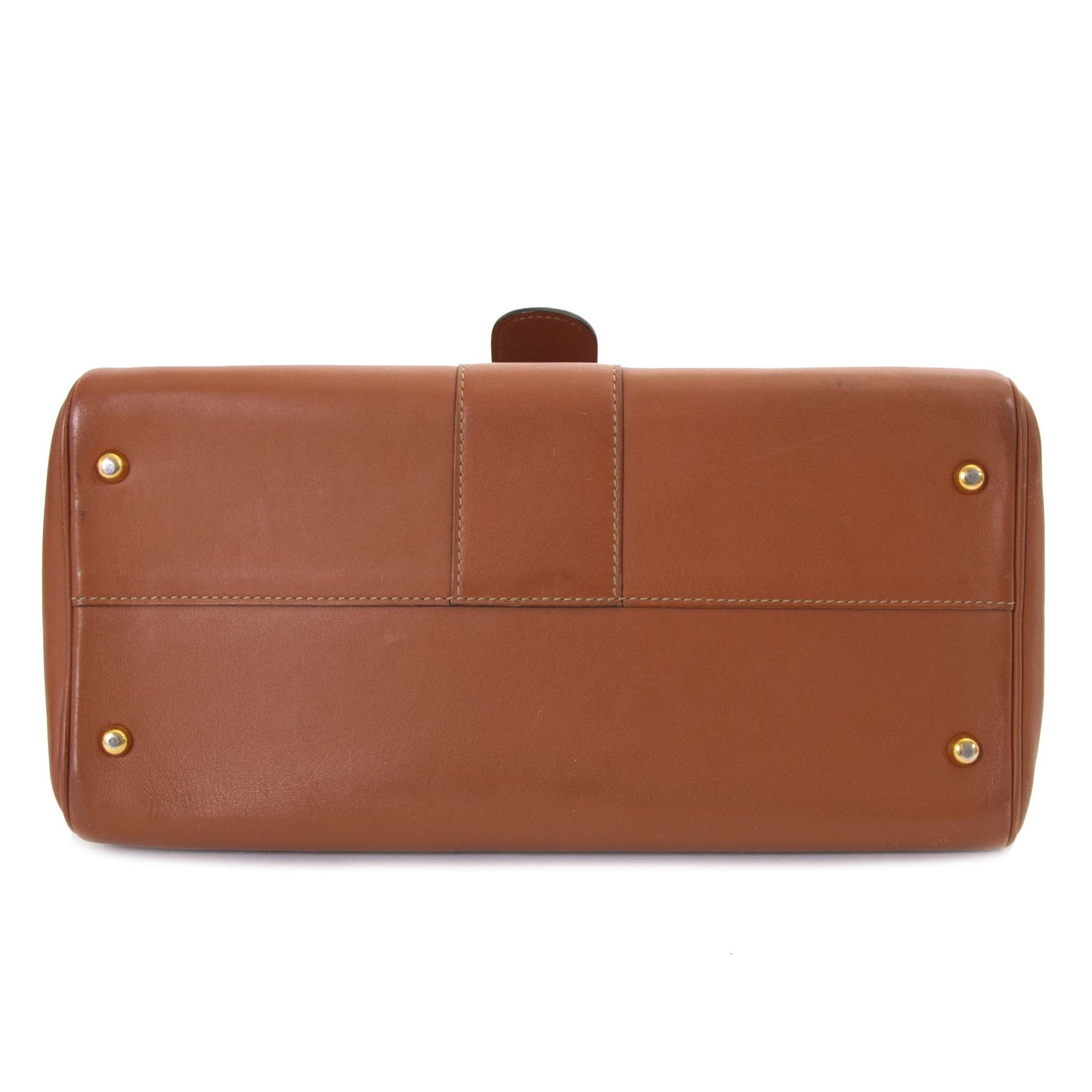 2dehands Delvaux Cognac Brillant MM veilig online tegen de beste prijs