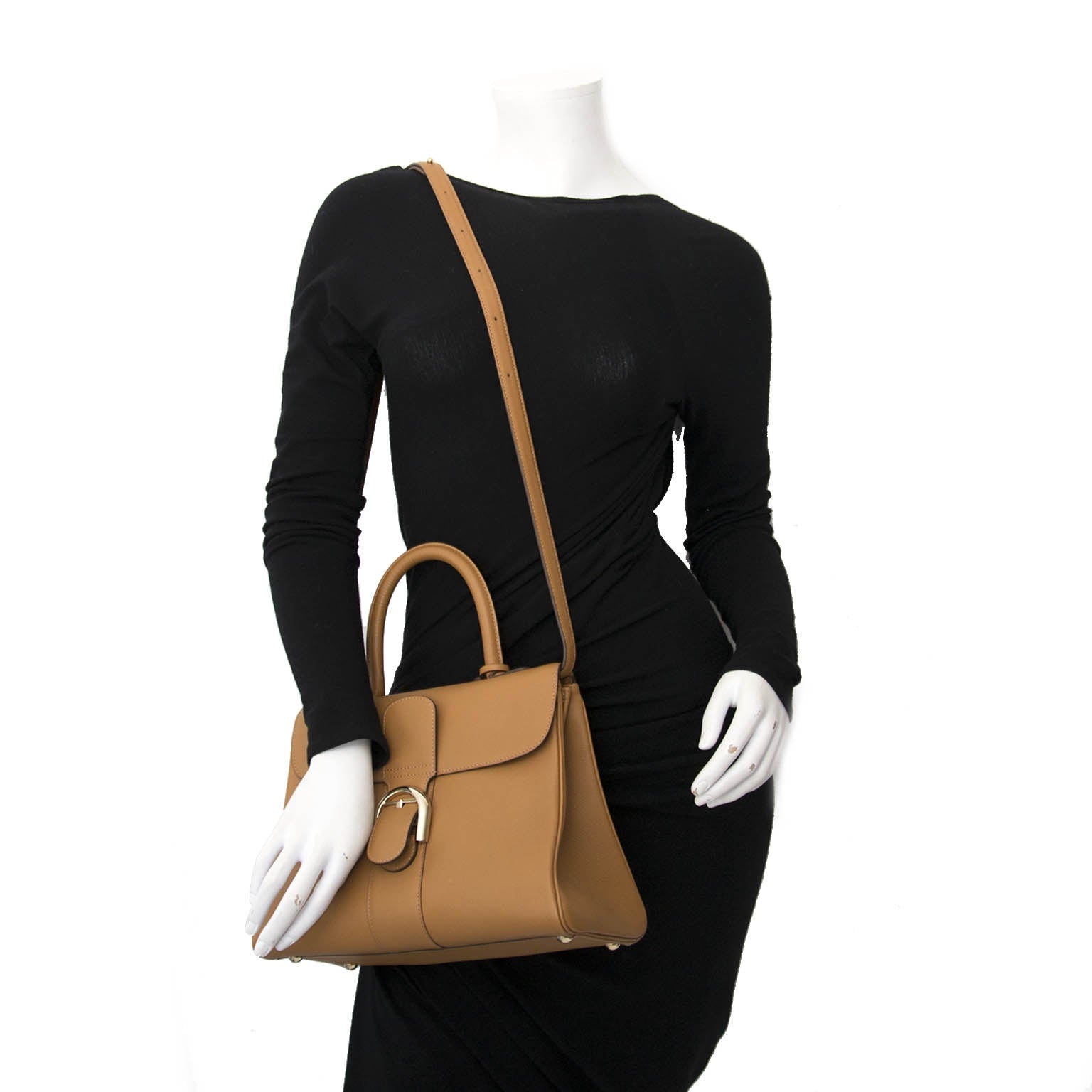 Delvaux Brillant Fauve MM + Strap