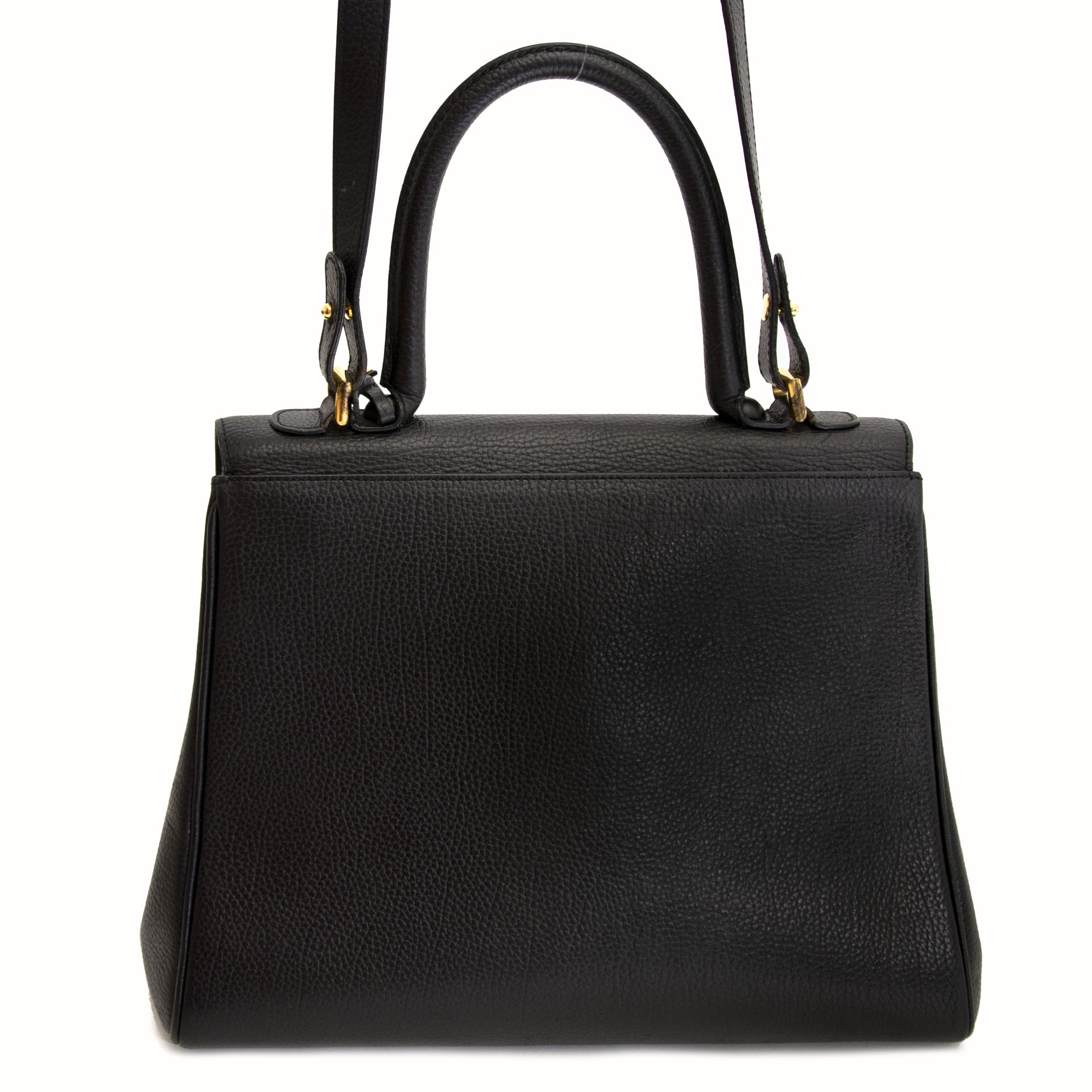 Delvaux Black Brillant MM + Strap
