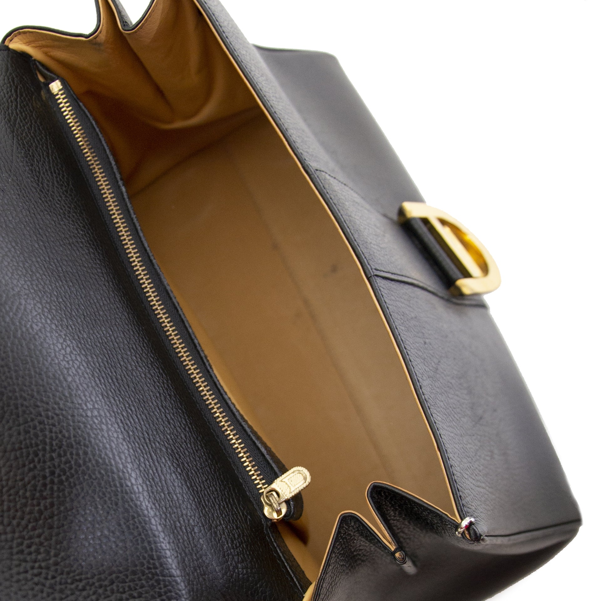 Delvaux Black Brillant MM + Strap