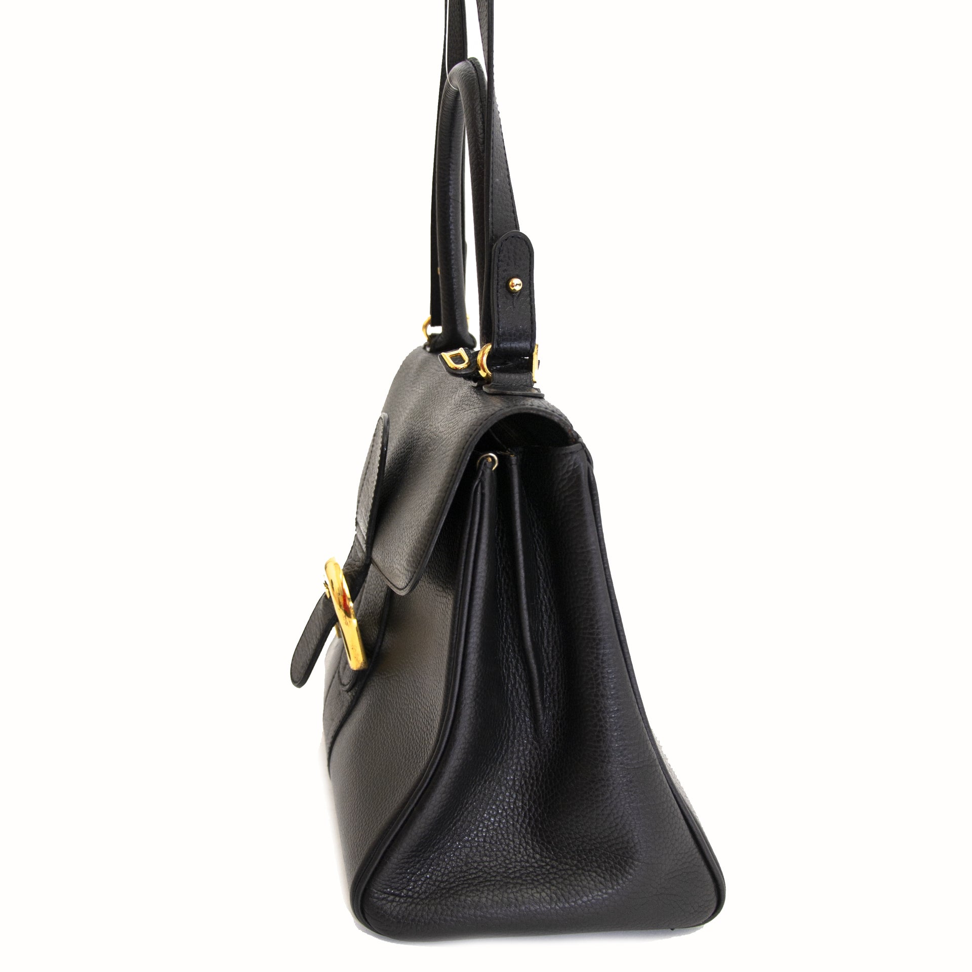 Delvaux Black Brillant MM + Strap