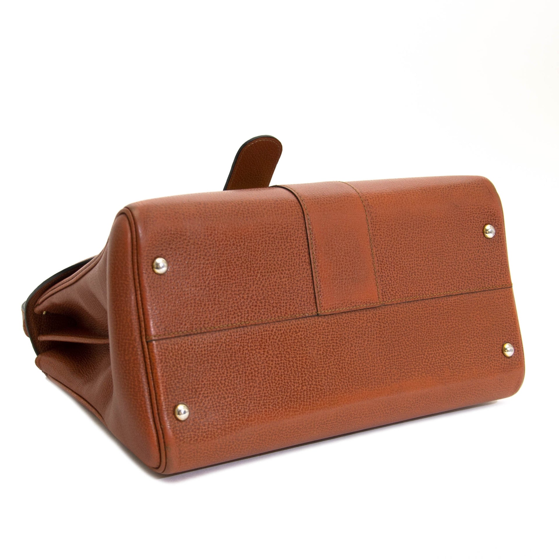 Delvaux Brillant Rust MM + Bandoulière