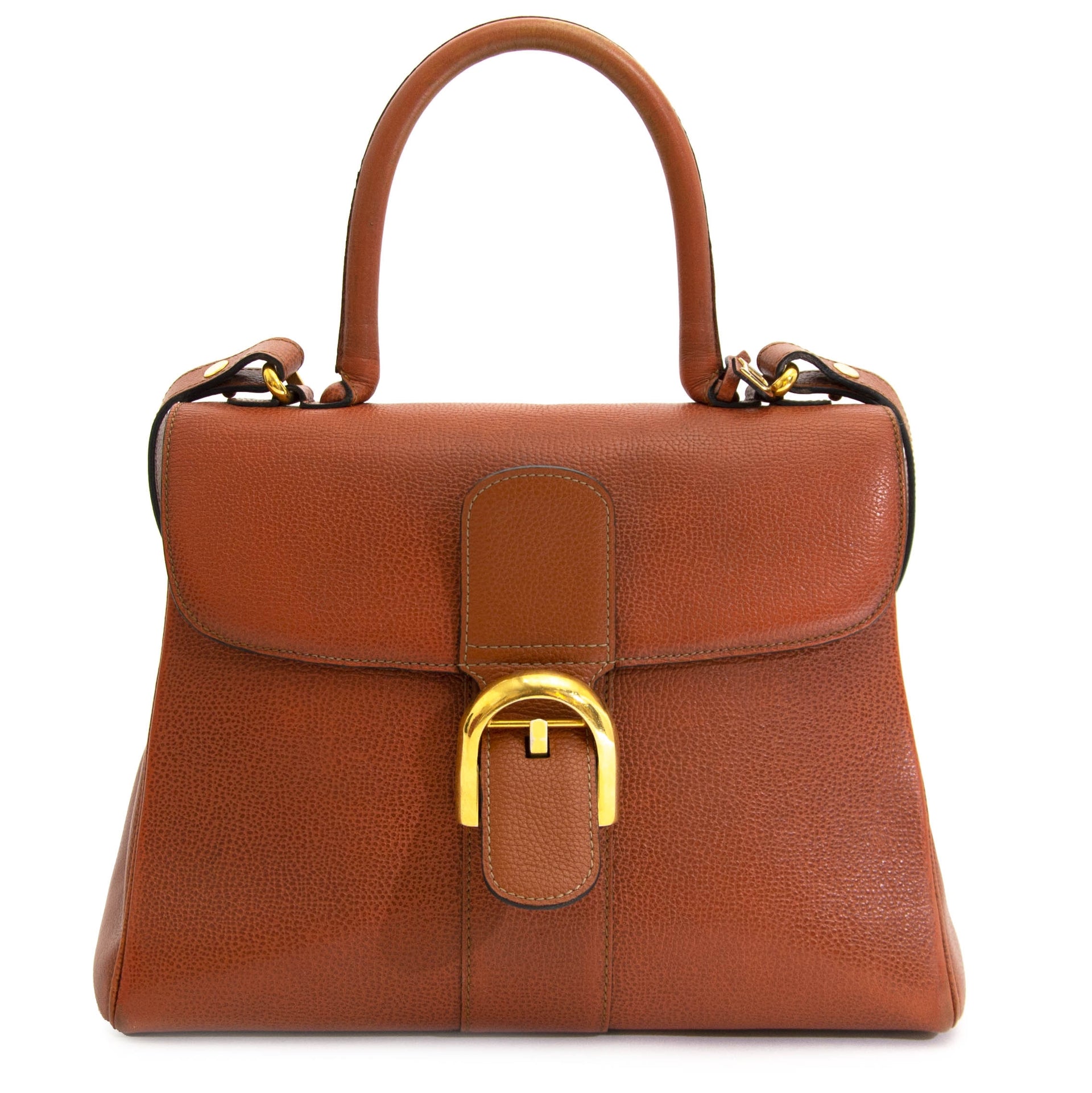 Delvaux Brillant Rust MM + Strap for the best price at Labellov secondhand luxury