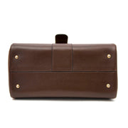 koop veilig online aan de beste prijs Delvaux Brown Brillant MM GHW