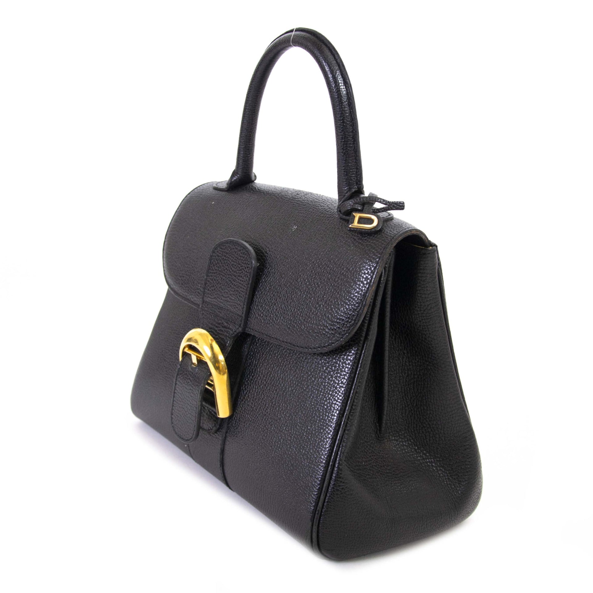 Delvaux Black Brillant PM tas nu te koop bij labellov vintage mode webshop belgië aan de laagste prijs