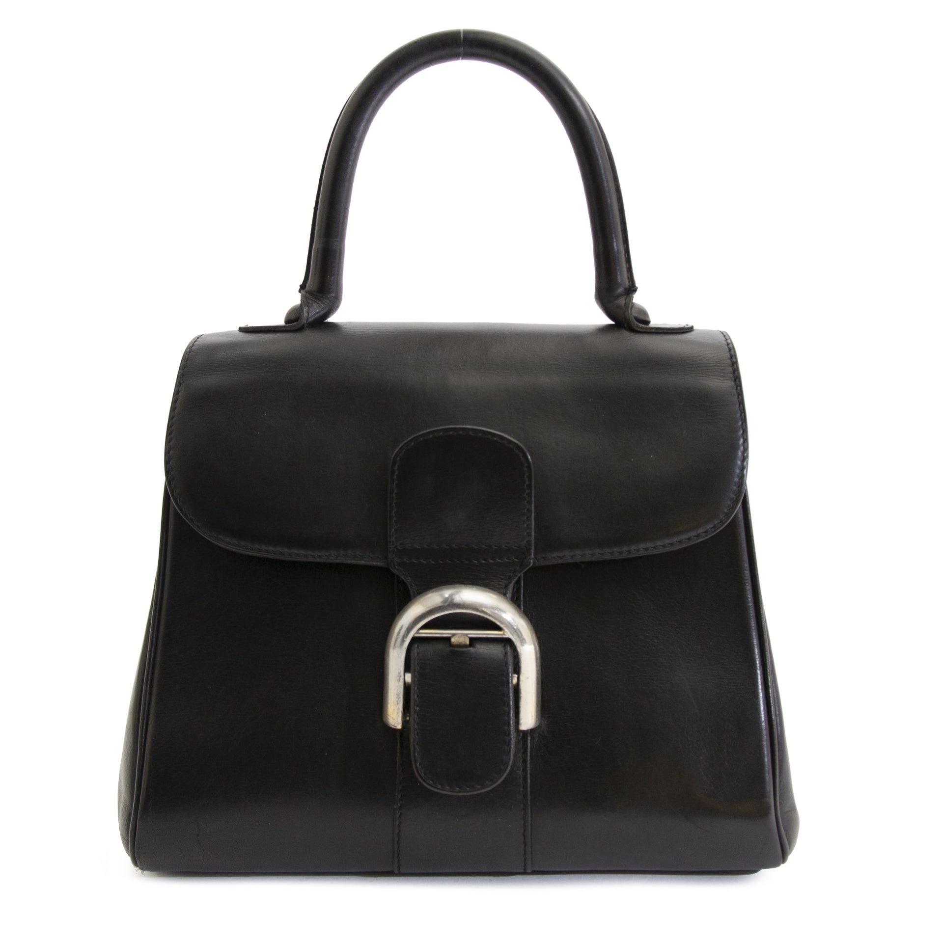 Delvaux Brillant PM Black Box Calf PHW now online at labellov.com for the best price