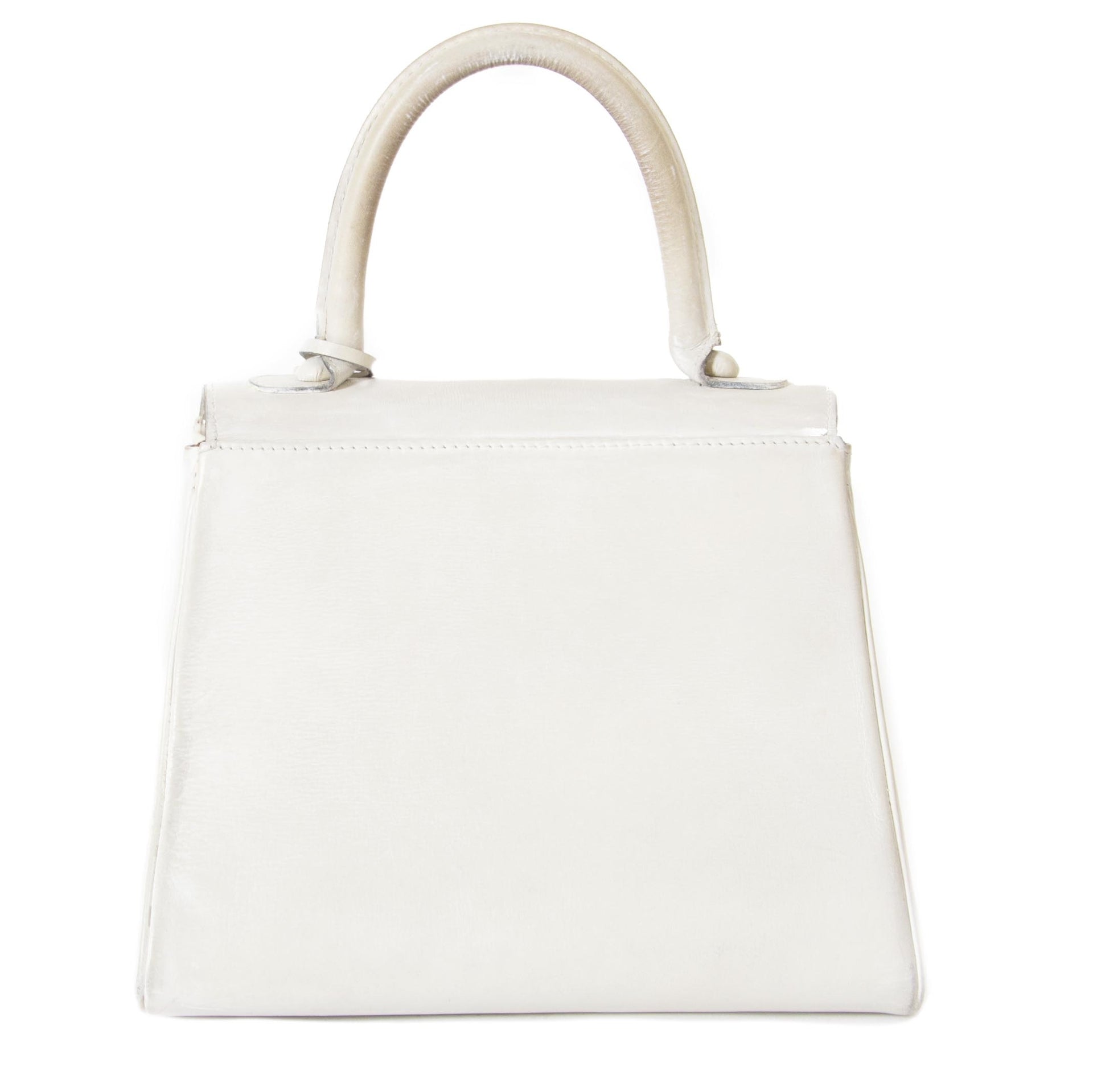 Delvaux Brillant White PM Bag now for sale at labellov vintage fashion webshop belgium