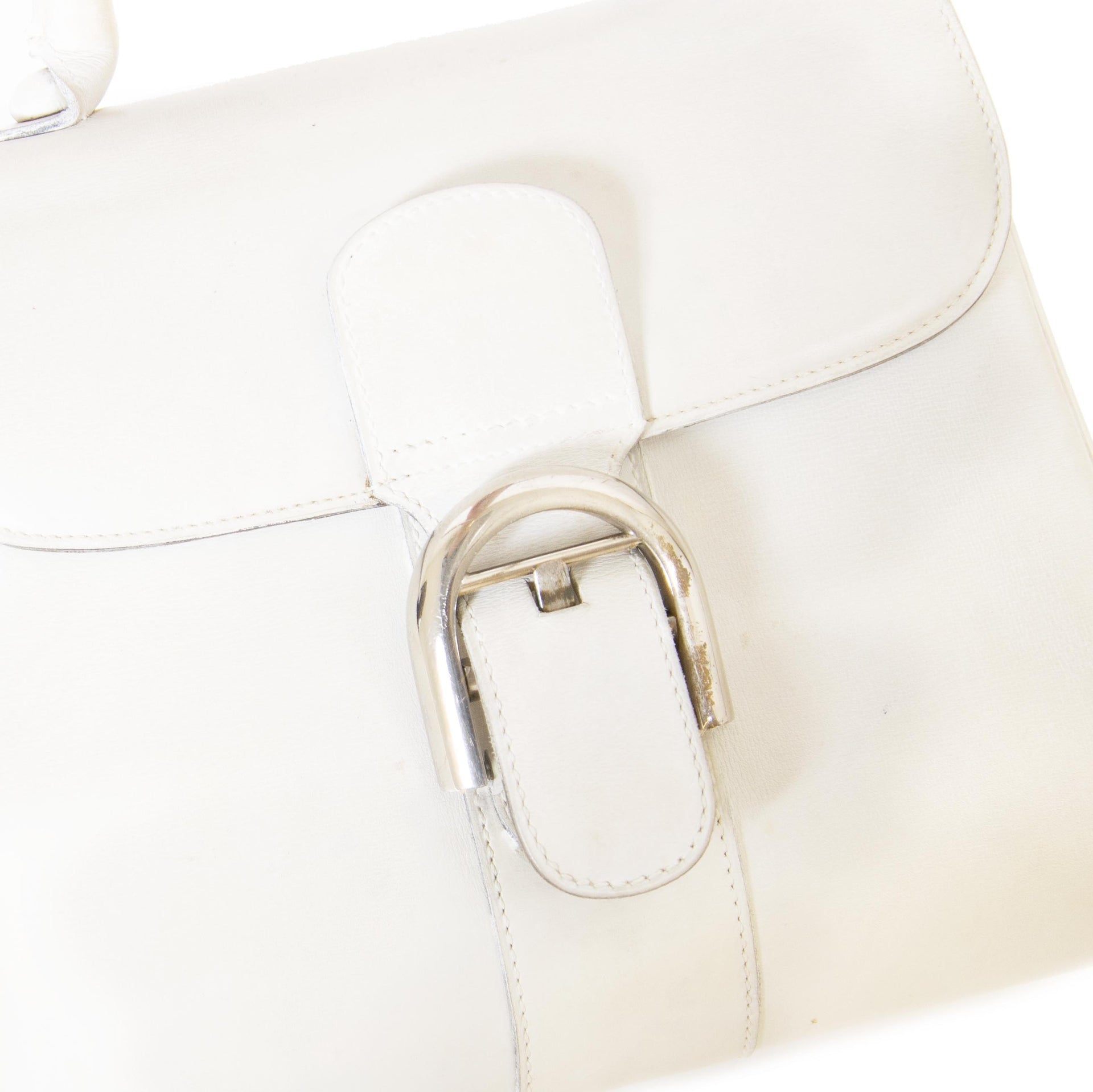 Delvaux Brillant White PM Bag nu te koop bij labellov vintage mode webshop belgië