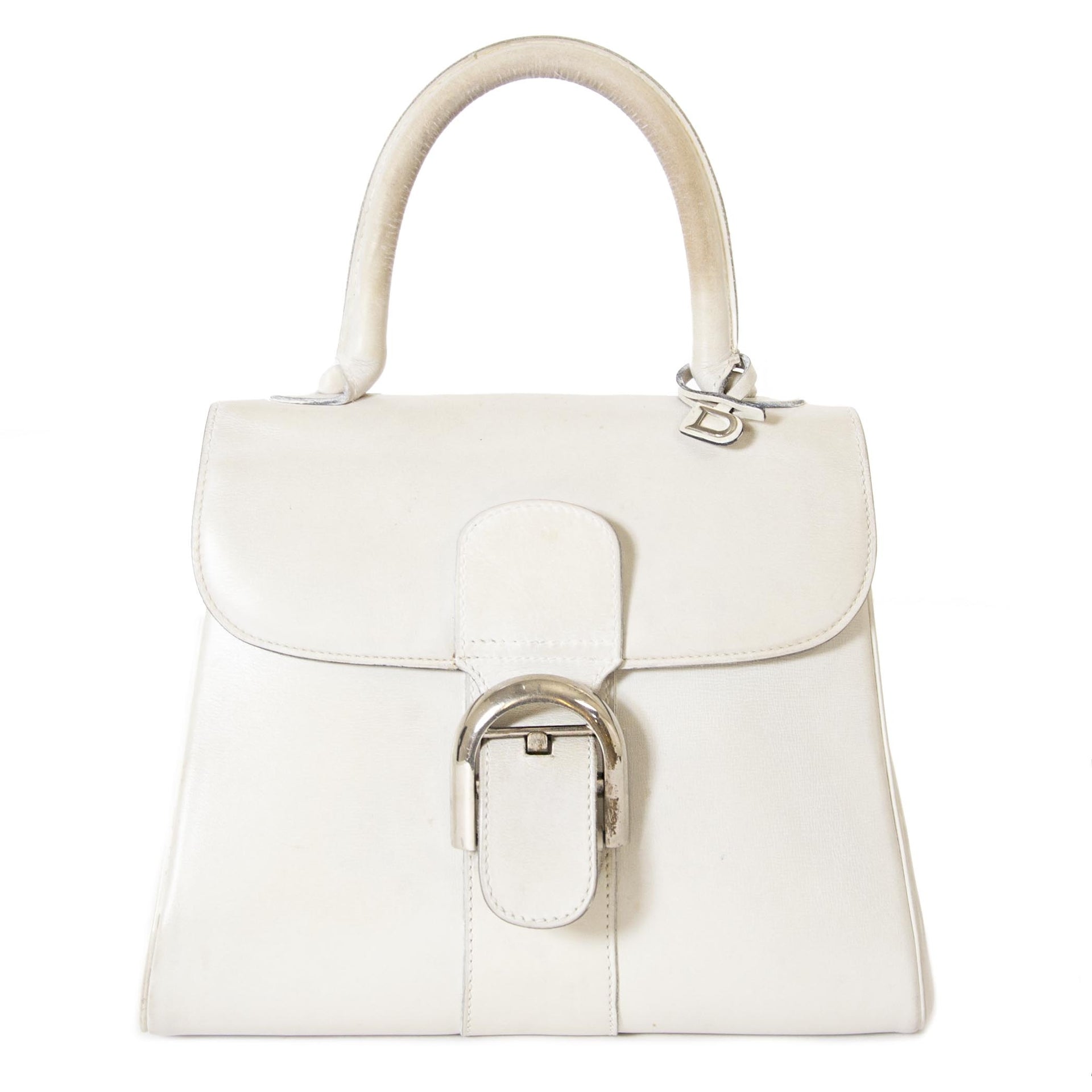 Delvaux Brillant White PM Bag now for sale at labellov vintage fashion webshop belgium