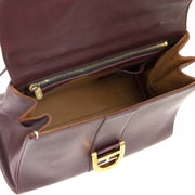 Delvaux Brillant Bordeaux MM GHW + Strap now for sale at labellov vintage fashion webshop belgium