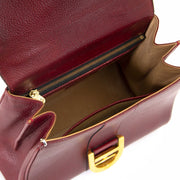 koop veilig online jou tweedehands Delvaux Brillant Pm Bordeaux + STRAP