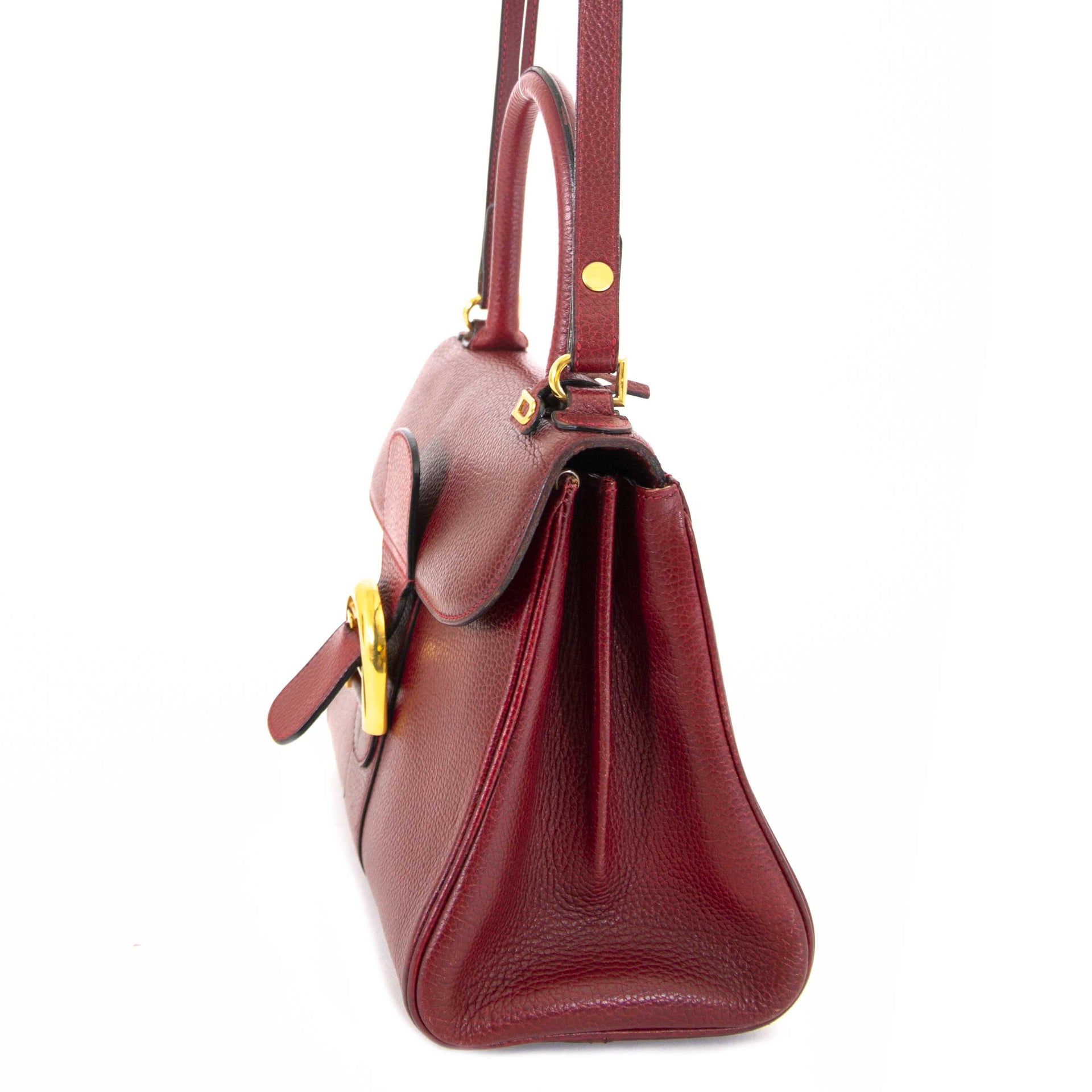 Delvaux Brillant Pm Bordeaux + STRAP