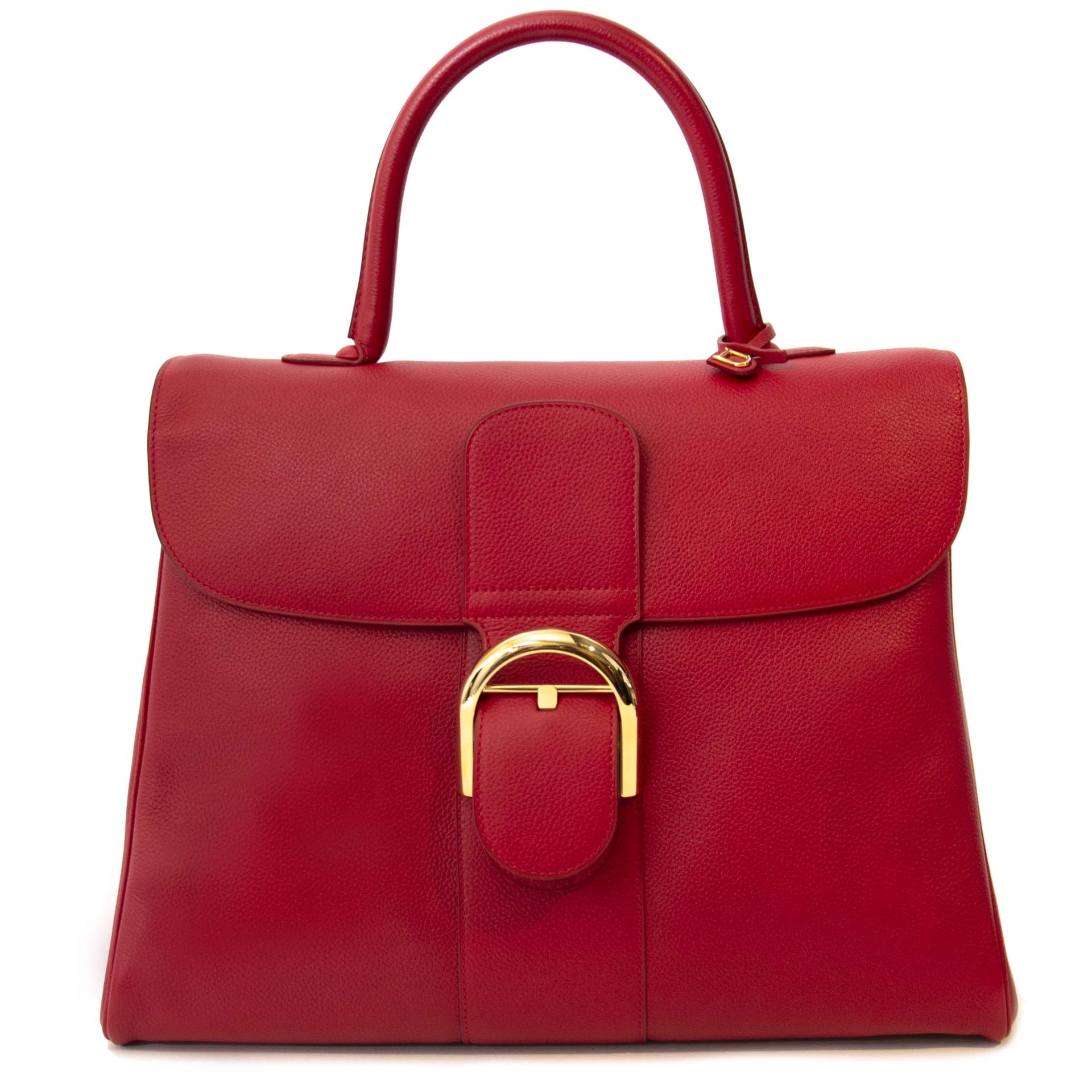 Delvaux GM Brillant Red 'Buy authentic secondhand Delvaux GM Brillant at the right price at LabelLOV, safe and secure online shopping. Koop authentieke tweedehands Delvaux GM Brillant aan de juiste prijs bij LabelLOV.'
