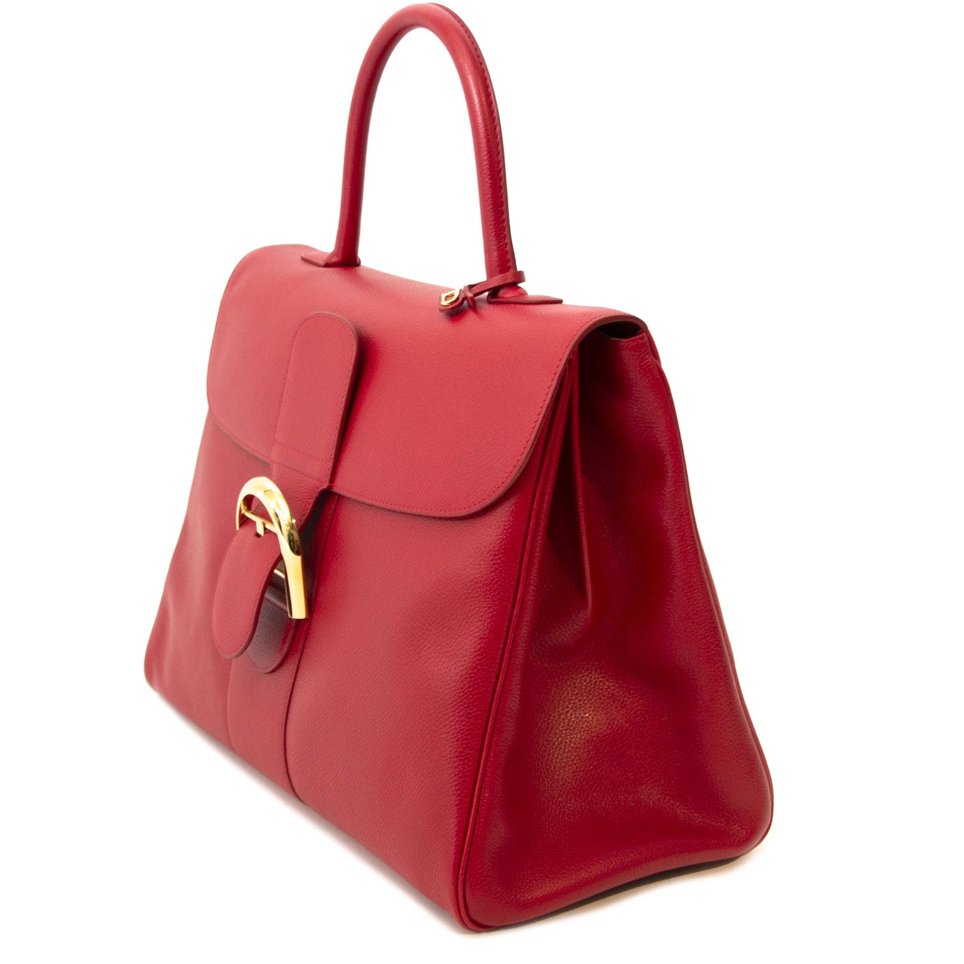 Delvaux GM Brillant Red 'Buy authentic secondhand Delvaux GM Brillant at the right price at LabelLOV, safe and secure online shopping. Koop authentieke tweedehands Delvaux GM Brillant aan de juiste prijs bij LabelLOV.'