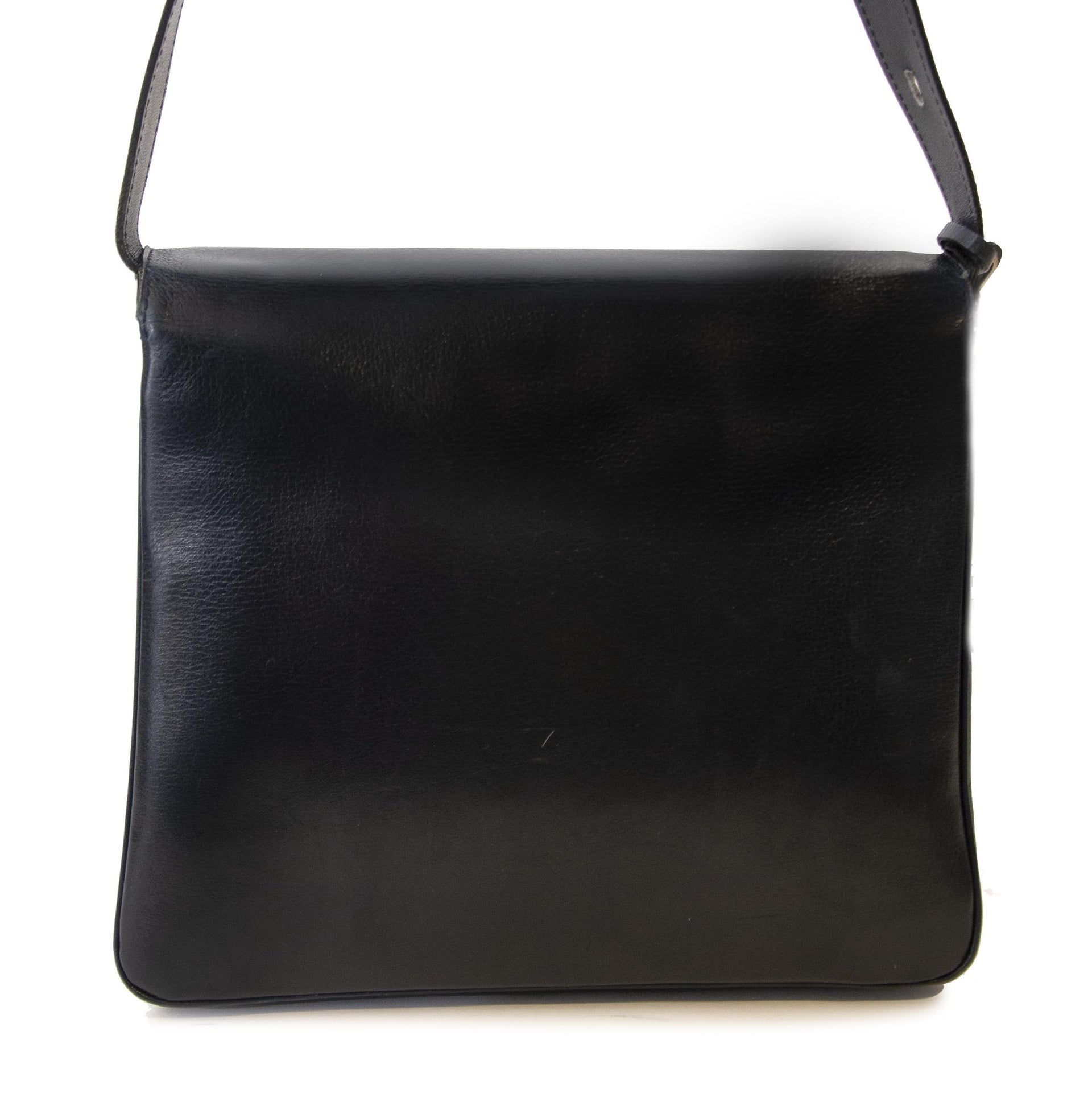 acheter en ligne chez labellov.com pour le meilleur prix Delvaux Dark Blue Brillant Boudrier