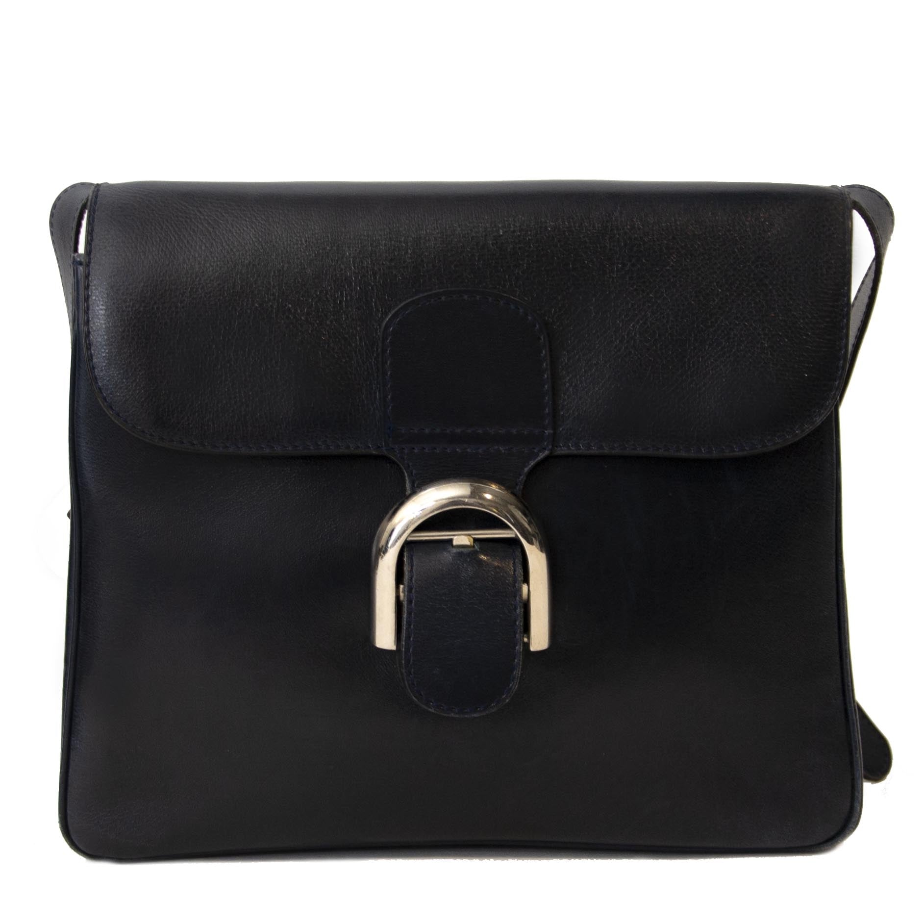 Delvaux Dark Blue Brillant Boudrier now online for the best price