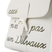 white box calf delvaux ivory brillant ceci n'est pas un delvaux, delvaux l'humour, delvaux brillant l'humour