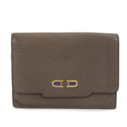 Delvaux Taupe Leather Wallet now for sale at labellov vintage fashion webshop belgium