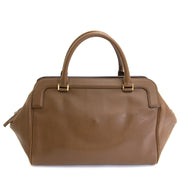 Delvaux Taupe Leather Doctor Bag te koop bij Labellov tweedehands luxe