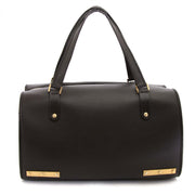 koop veilig en online tweedehands Delvaux Brown Leather Louise Boston bij labellov vintage winkel