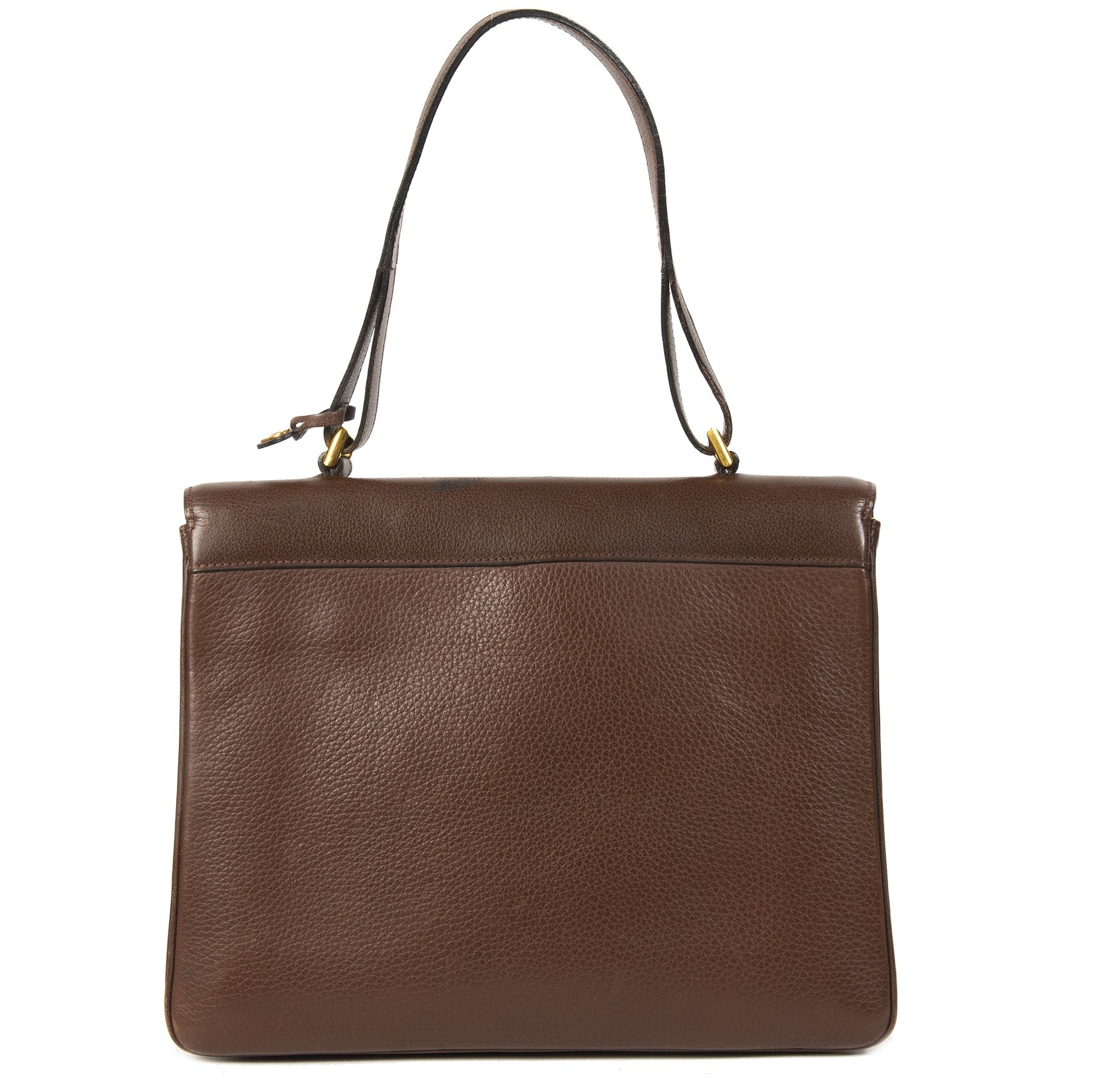 shop safe online your secondhand Delvaux Brillant Brown Shoulder Bag