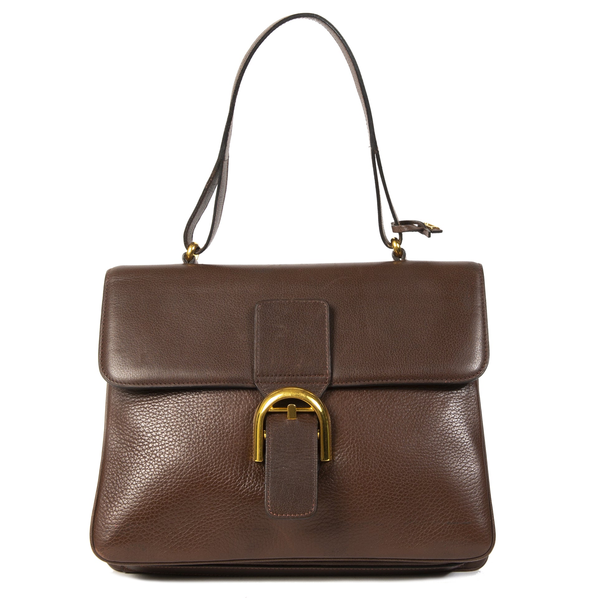 shop safe online your Delvaux Brillant Brown Shoulder Bag