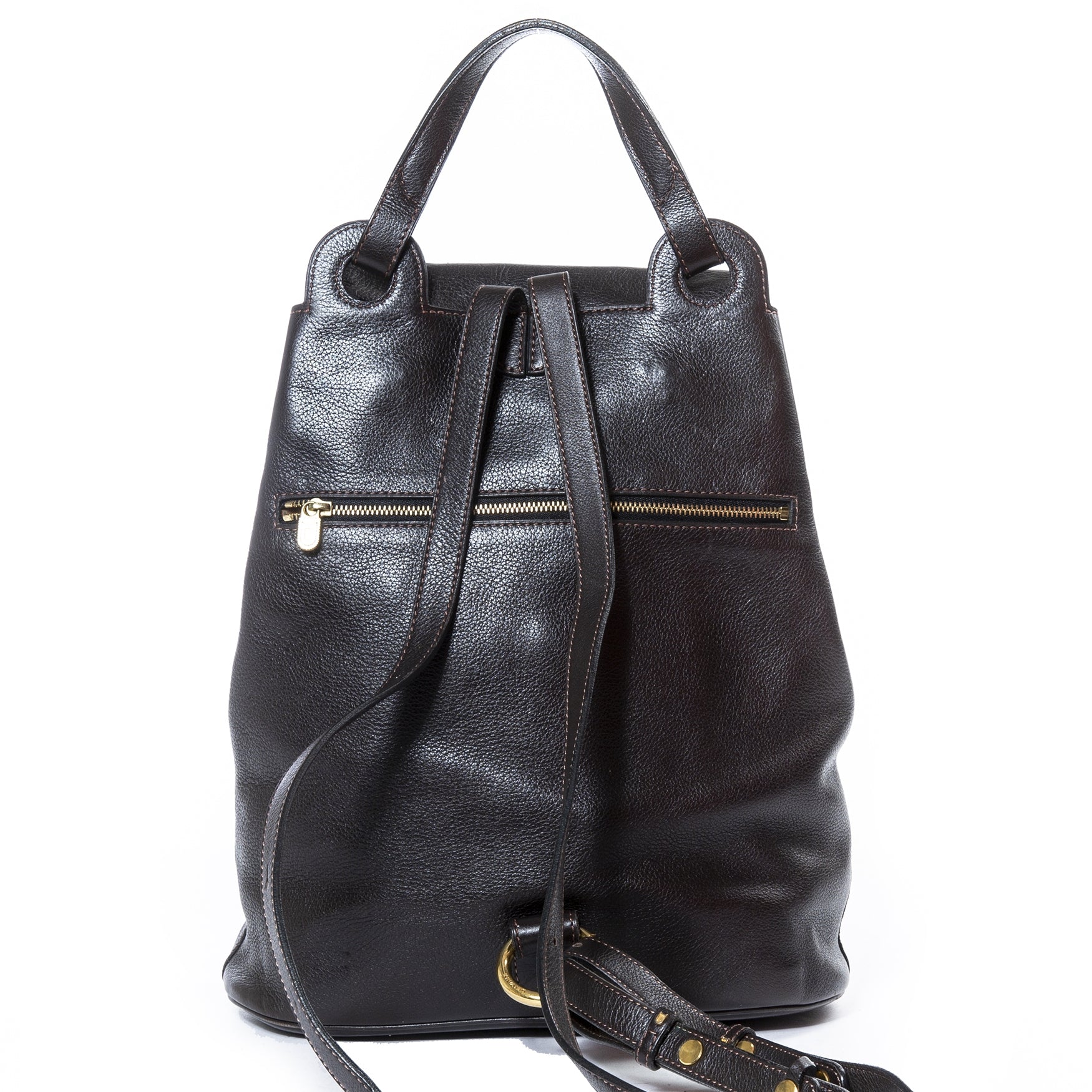 Bent u op zoek naar een authentiek exemplaar van de Delvaux Brown Backpack ?
