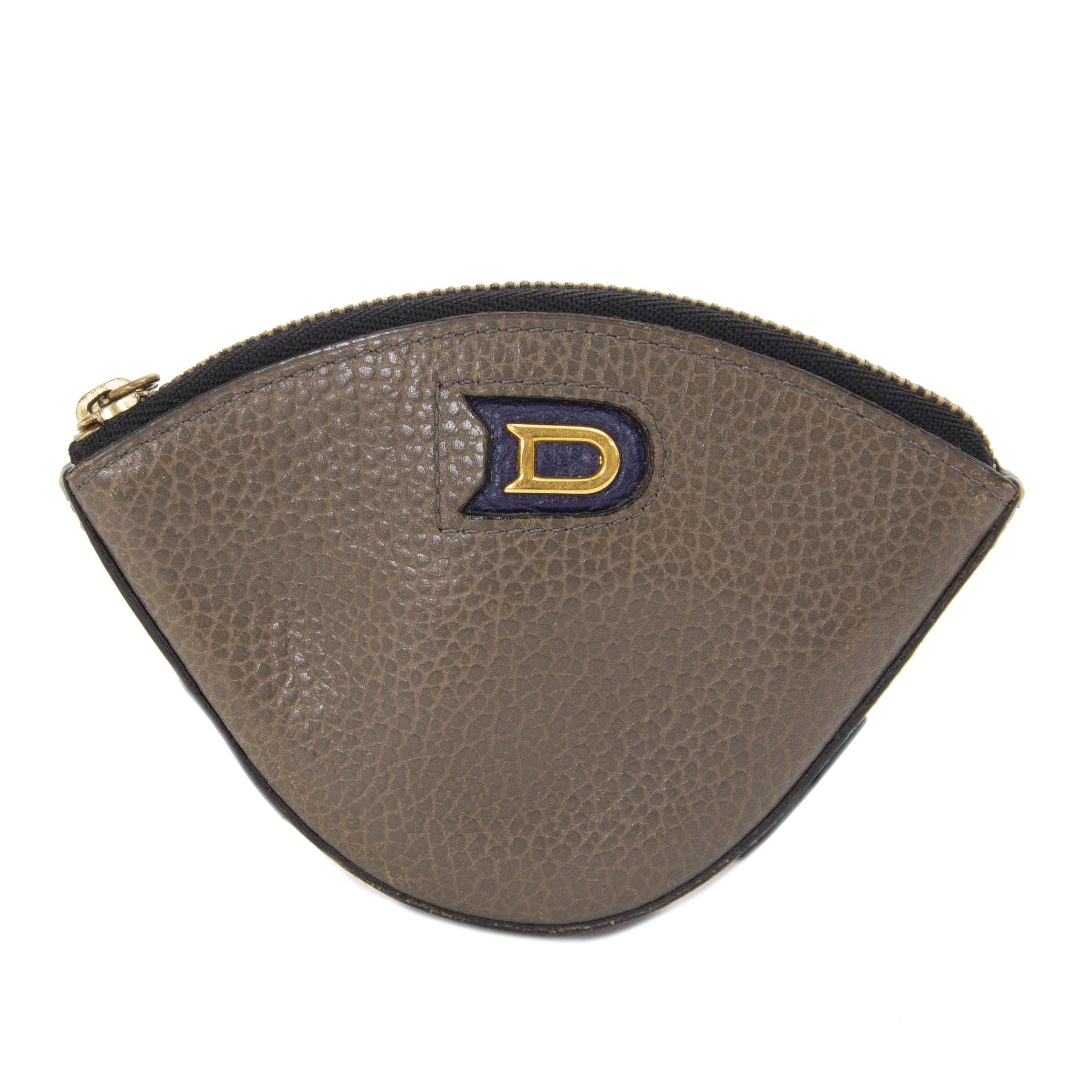 Delvaux Taupe Small Coin Purse kopen en verkopen aan de beste prijs
