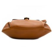 Vintage preloved bags Delvaux crossbody brown handtas tas bruin leder