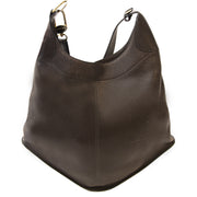 acheter en ligne seconde main Delvaux Brown Satan Shoulder Bag