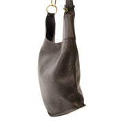 koop veilig online tegen de beste prijs Delvaux Brown Satan Shoulder Bag