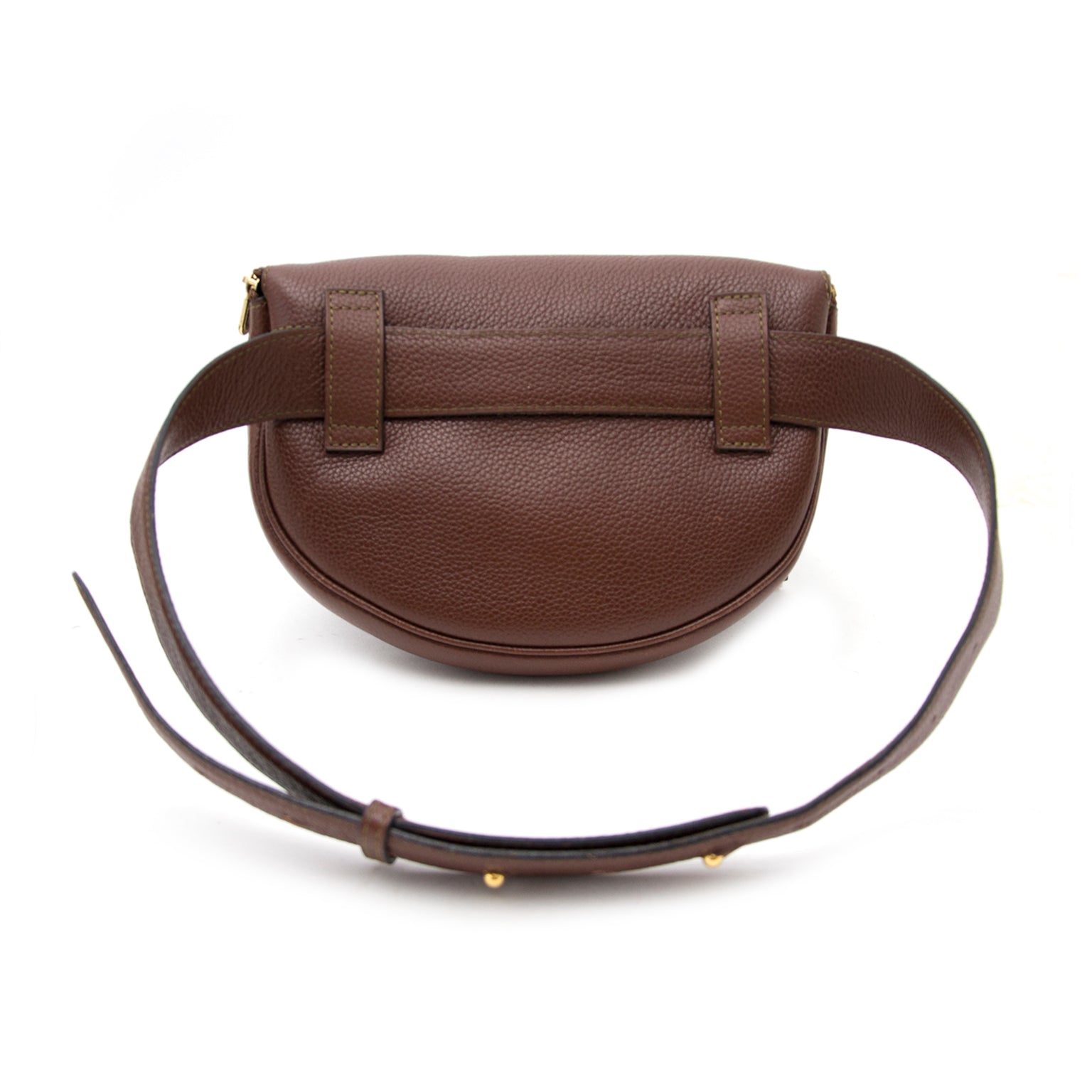 shop veilig online aan de beste prijs Delvaux Chocolat Brown Hip Bag