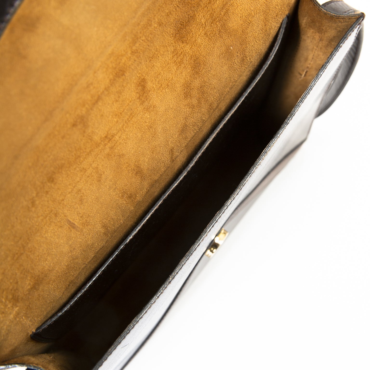 Delvaux Brown Envelope Shoulder Bag now for sale at labellov vintage fashion webshop belgium
