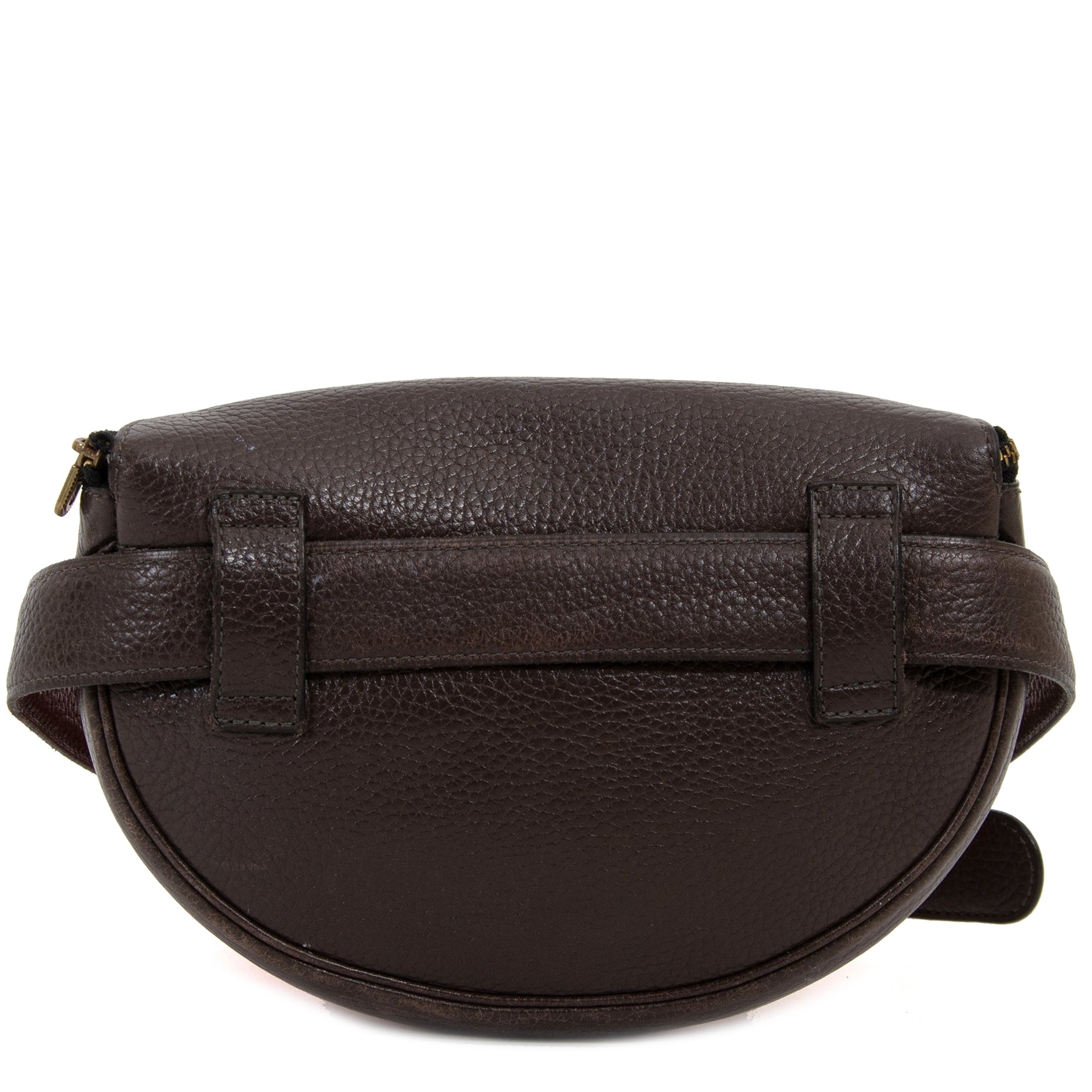 Delvaux Brown Leather Belt Bag available for the best price at Labellov