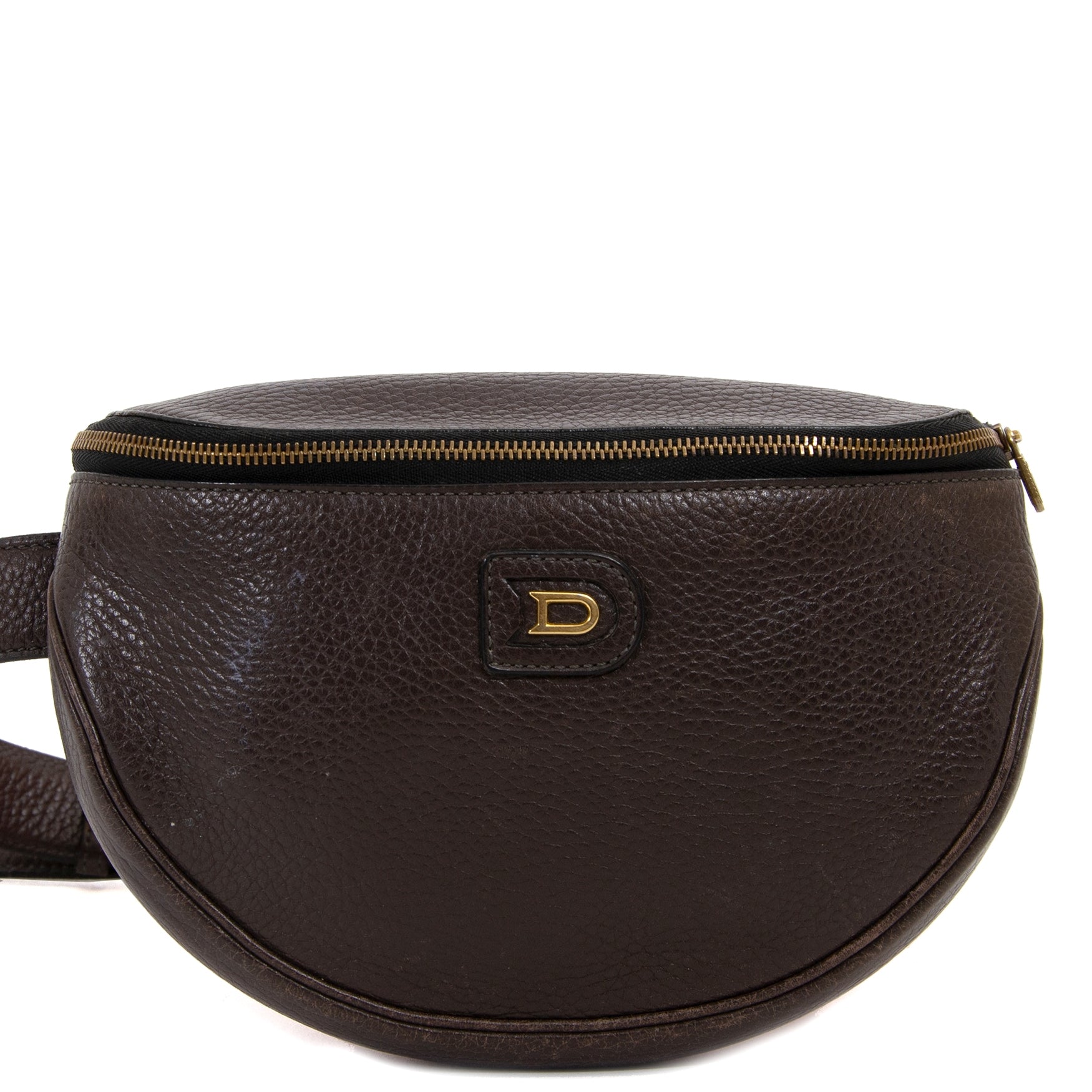 Delvaux Brown Leather Belt Bag for the best price at Labellov secondhand luxury