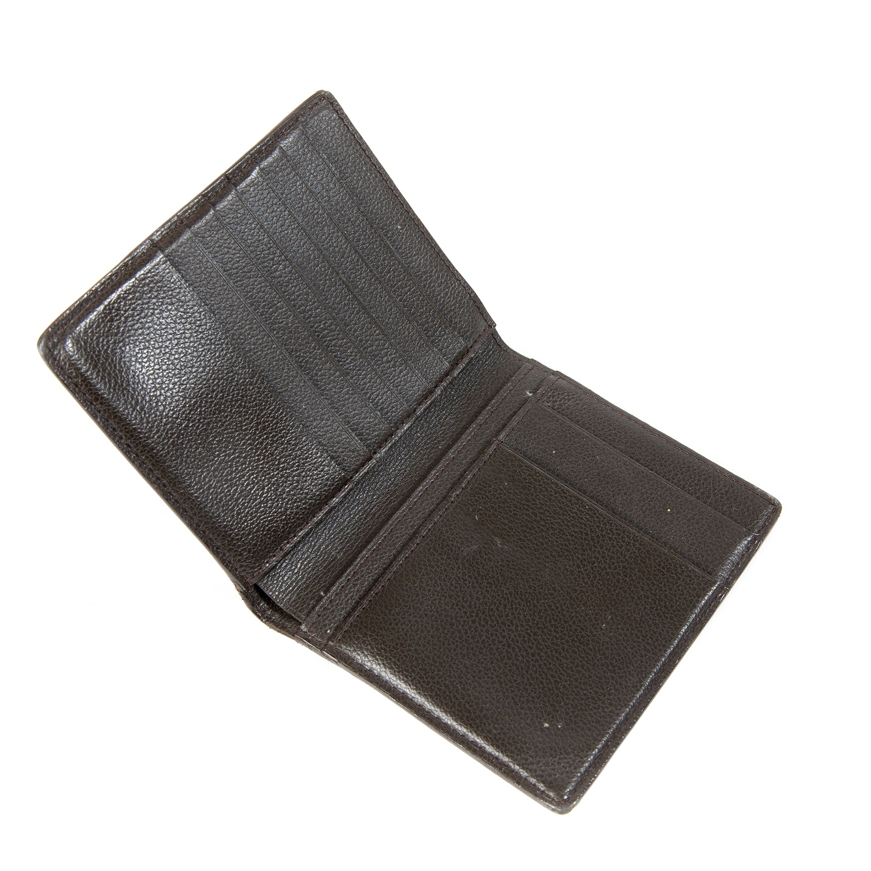 delvaux brown leather wallet now for sale at labellov vintage fashion webshop belgium