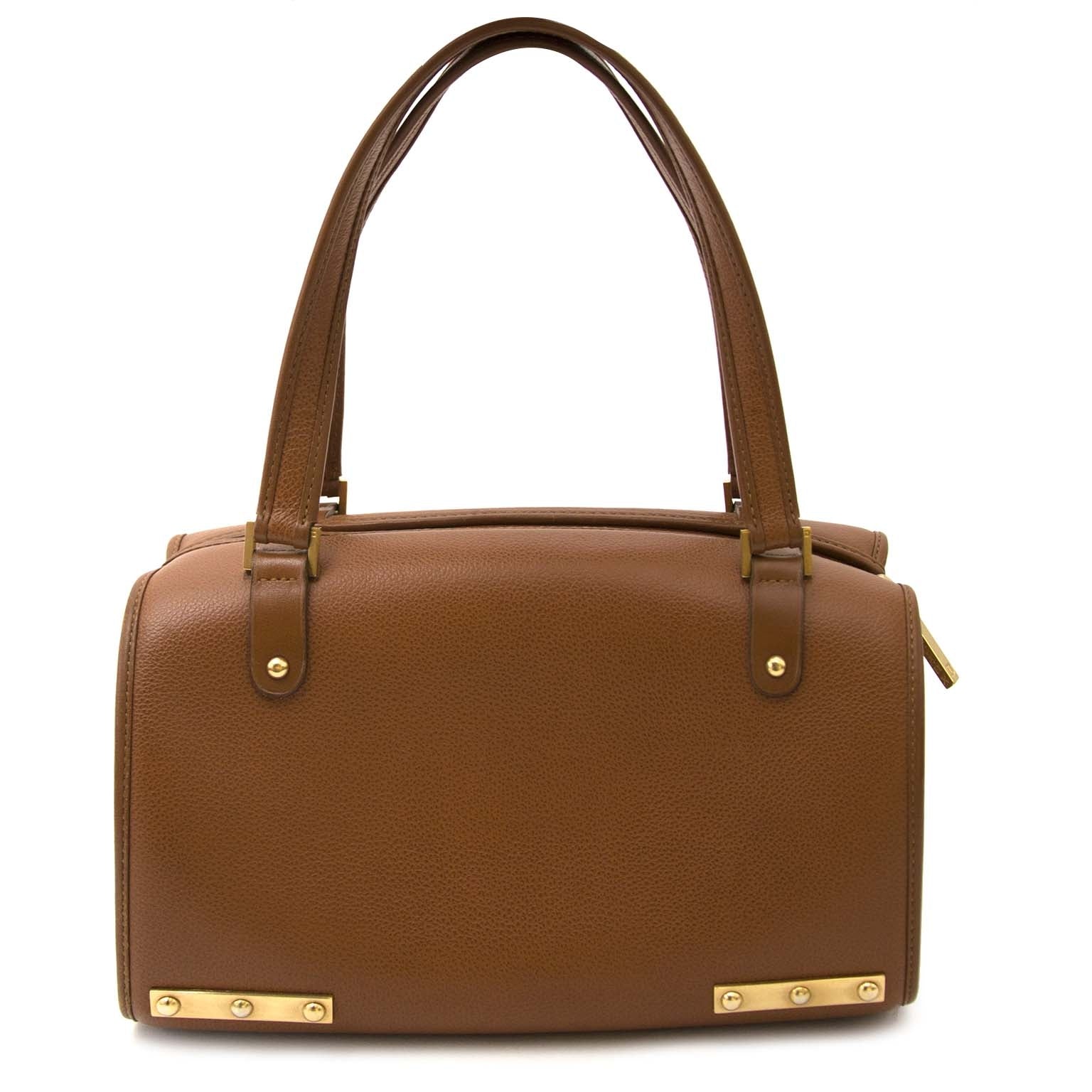buy Delvaux Louise Boston Cognac PM at labellov for the best price