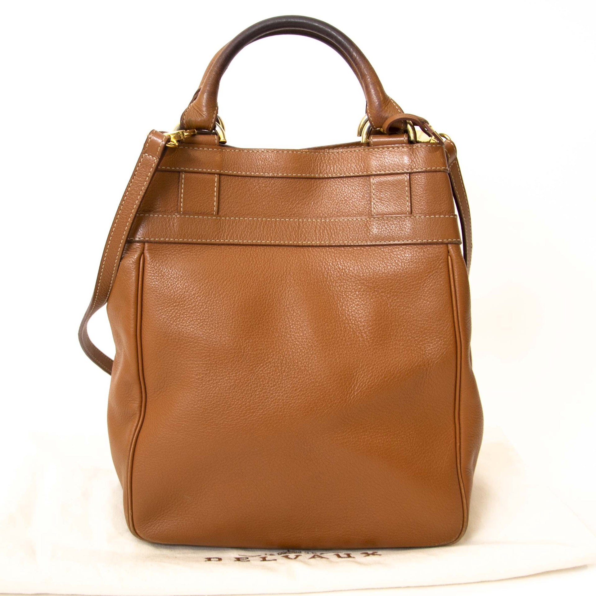 Delvaux Leren Crossbodytas met Handvat