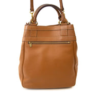 Delvaux Leather Top Handle Crossbody Bag