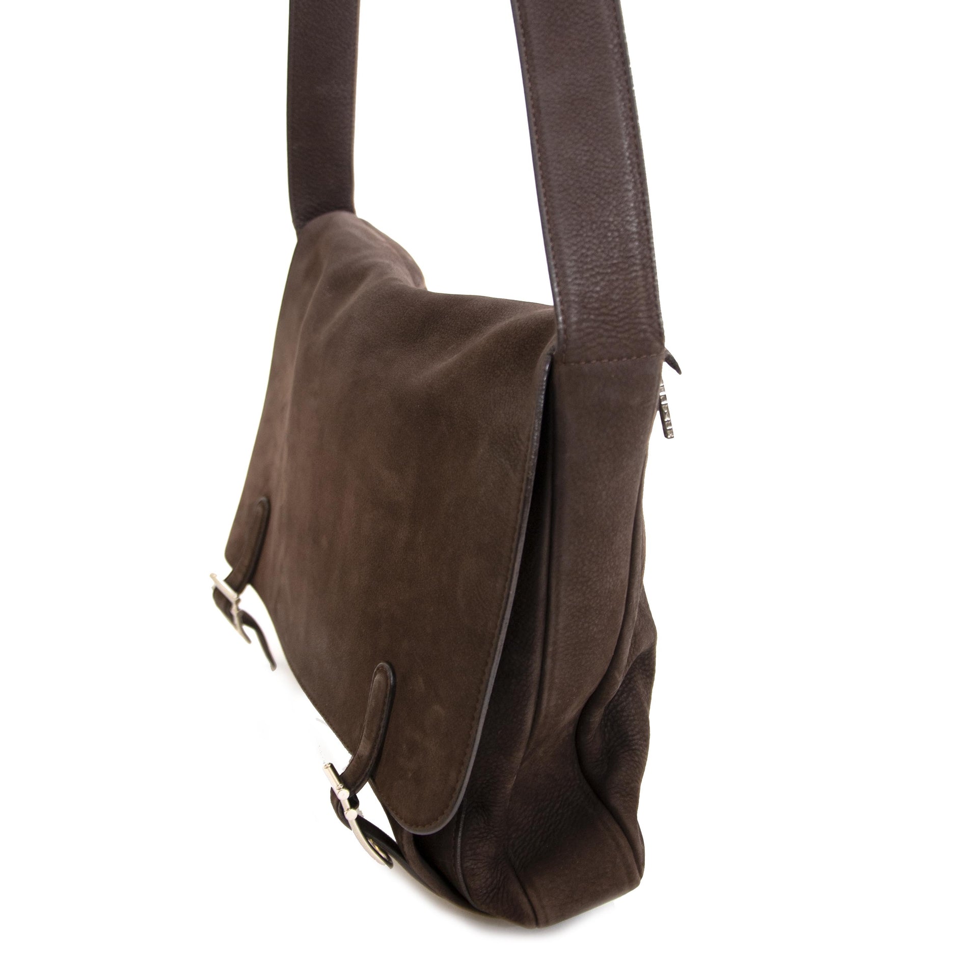 koop online tegen de beste prijs jou tweedehands Trotteur nubuck Delvaux