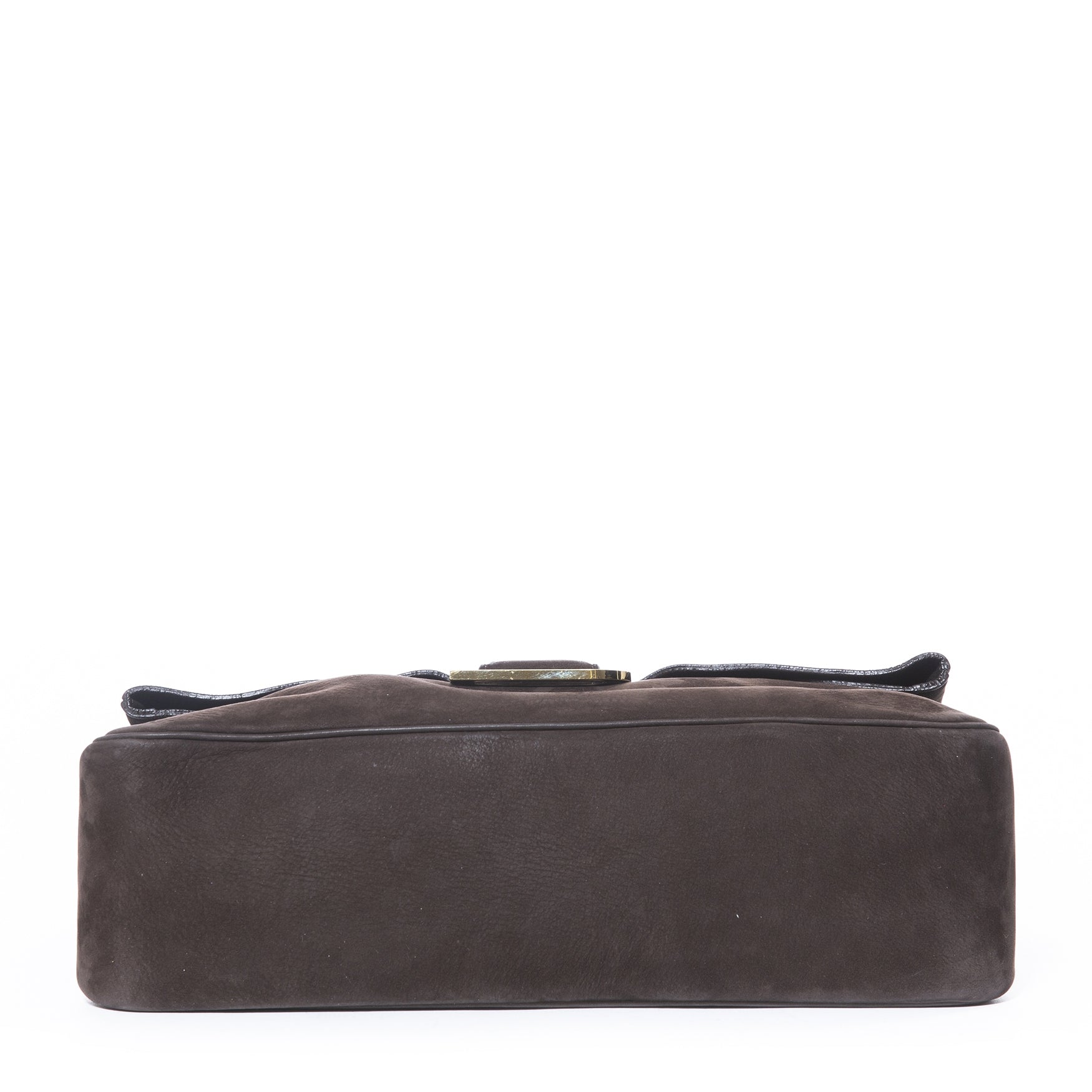 Delvaux Bruine Nubuck Schoudertas