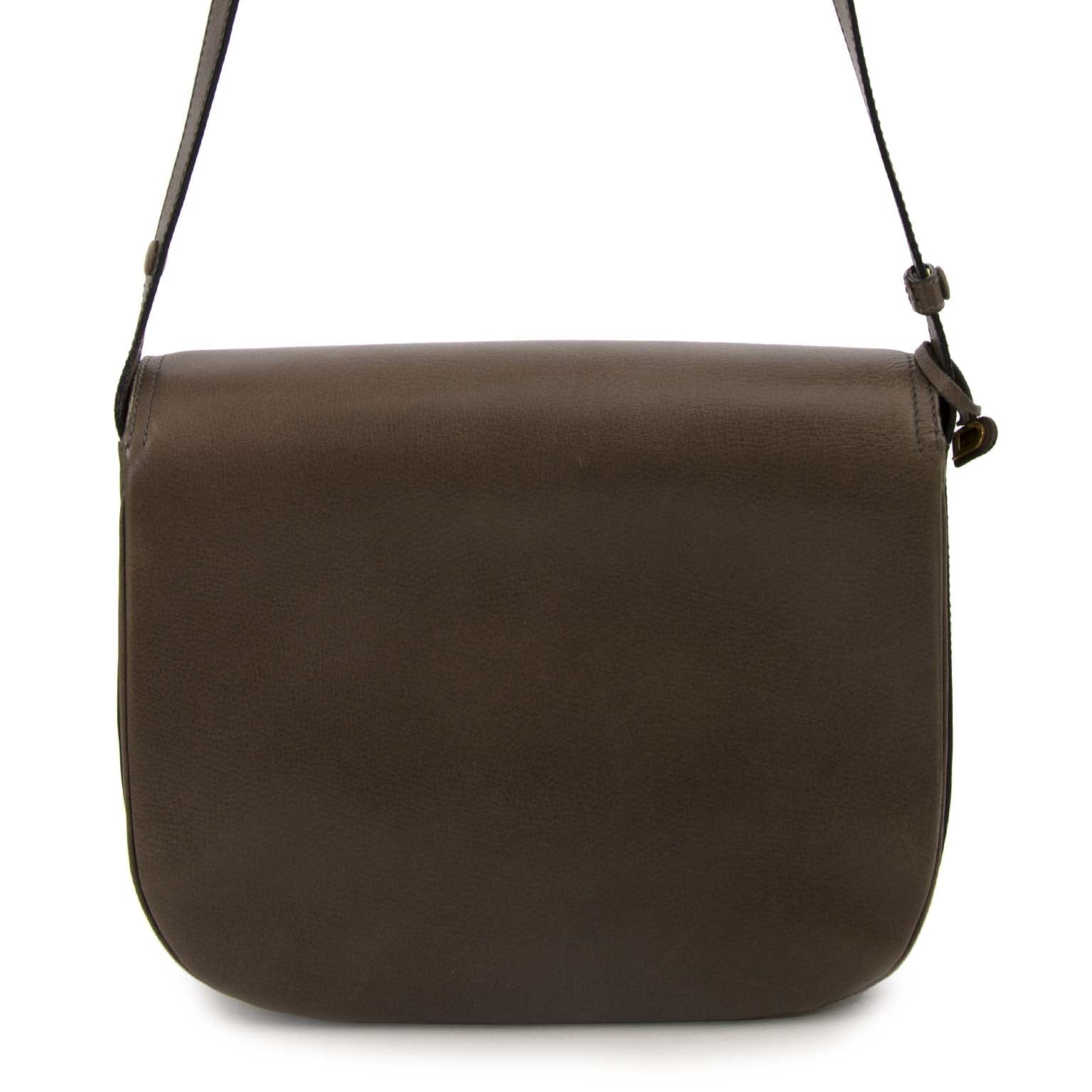 buy Delvaux Taupe Leather Crossbody Bag at labellov for the best price
