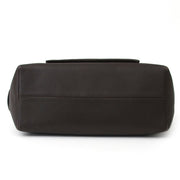 acheter en ligne pour le meilleu prix sac a main Delvaux Dark Brown Benjamin PM comme neuf