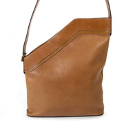 Delvaux Brown Leather Shoulder Bag now for sale at labellov vintage fashion webshop belgium