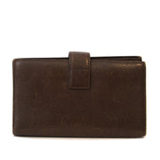 Delvaux Brown Leather Wallet
