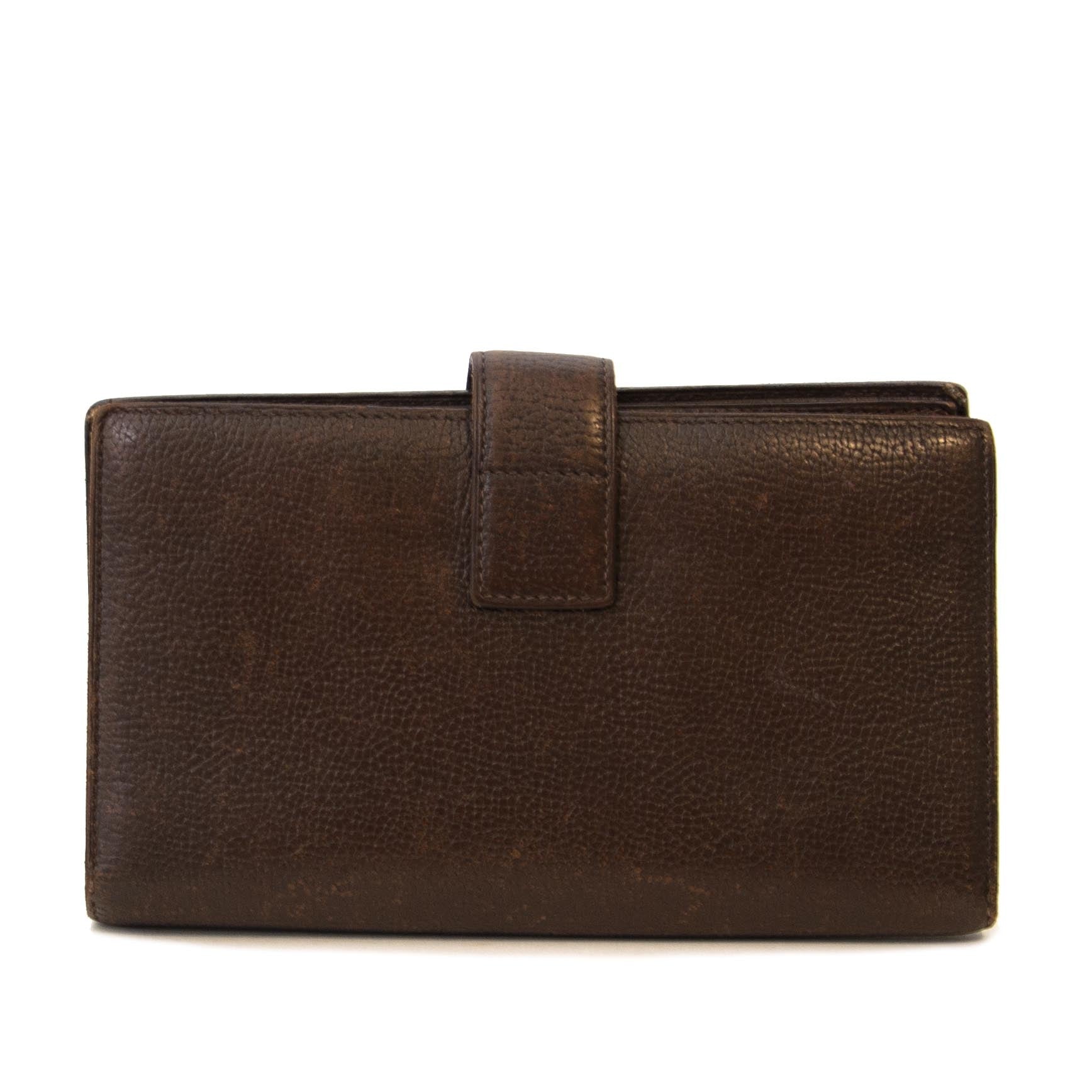 Delvaux Brown Leather Wallet