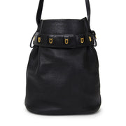 Delvaux Black Leather Calicot Bucket Bag te koop voor de beste prijs online bij labellov in Antwerpen