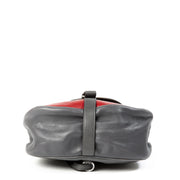 delvaux pm grey & red cerceau backpack now for sale at labellov vintage fashion webshop belgium