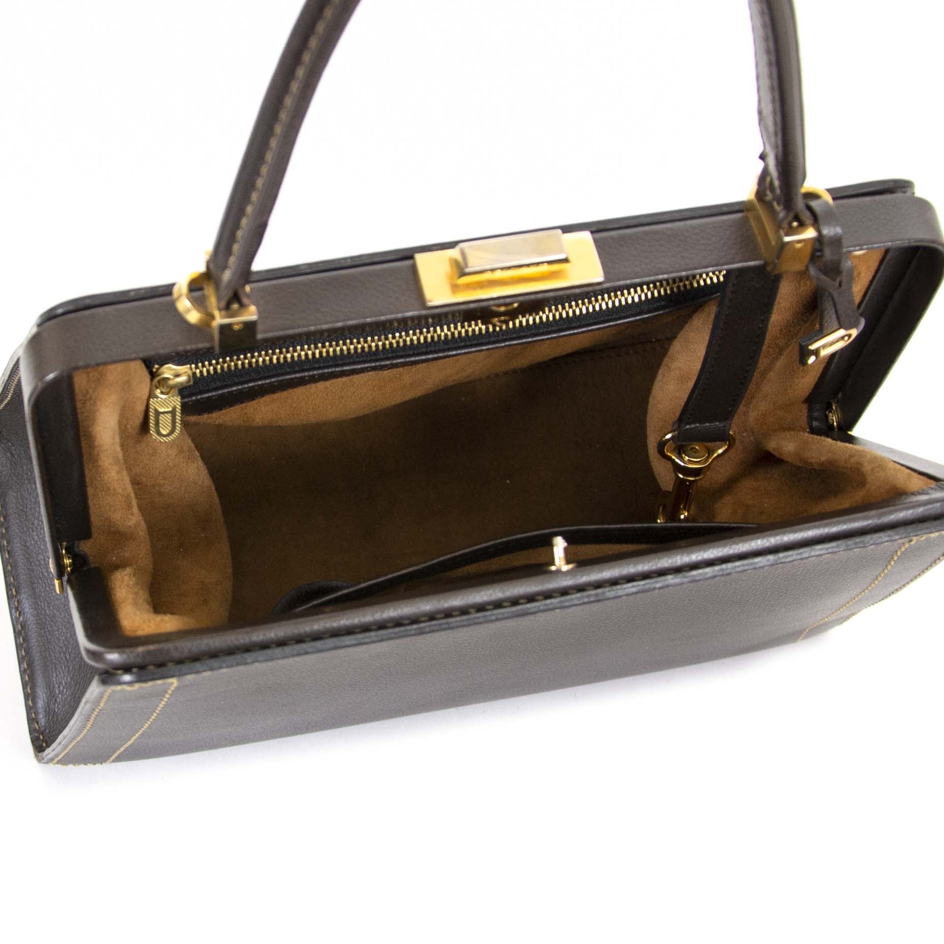 Delvaux Classico PM Jumping Bag now for sale at labellov vintage fashion webshop belgium